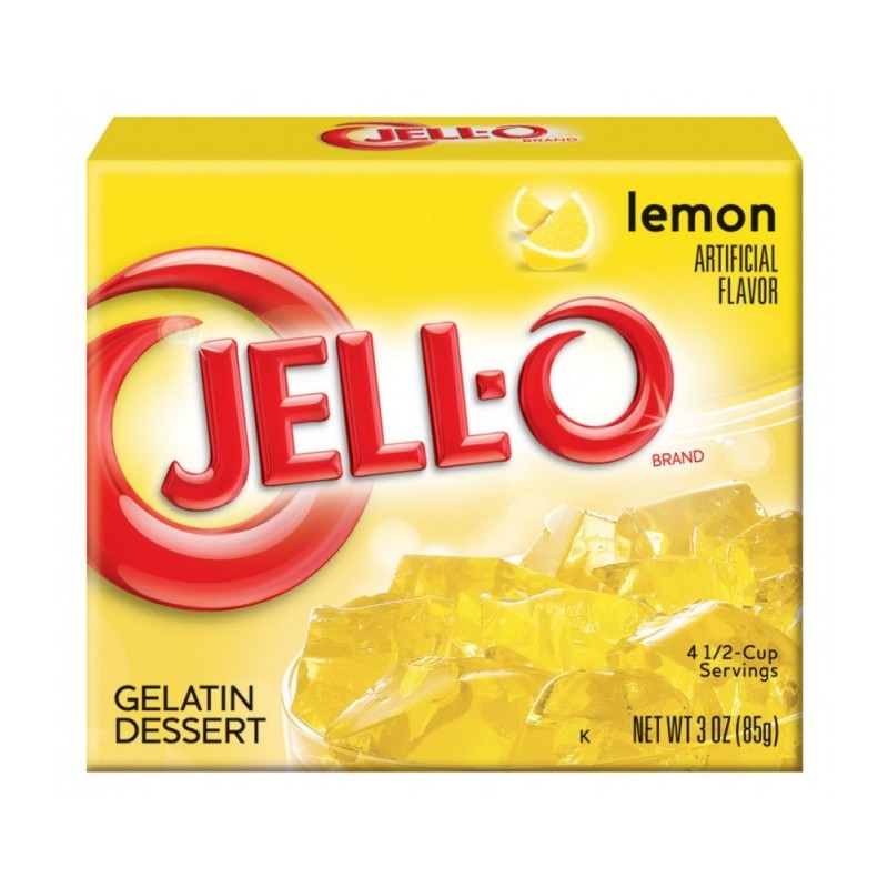 Jell-o Lemon gelatin dessert 85 gr