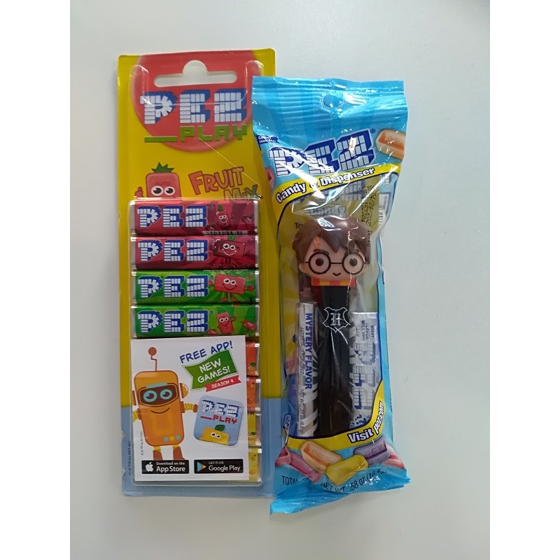 Pez Harry Potter dispenser + ricarica di caramelle alla frutta