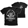 T-Shirt Gas Monkey Garage Torch & Hammer GMG stampa fronte retro