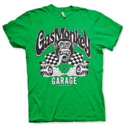 T-Shirt Gas Monkey Garage Burning Wheels