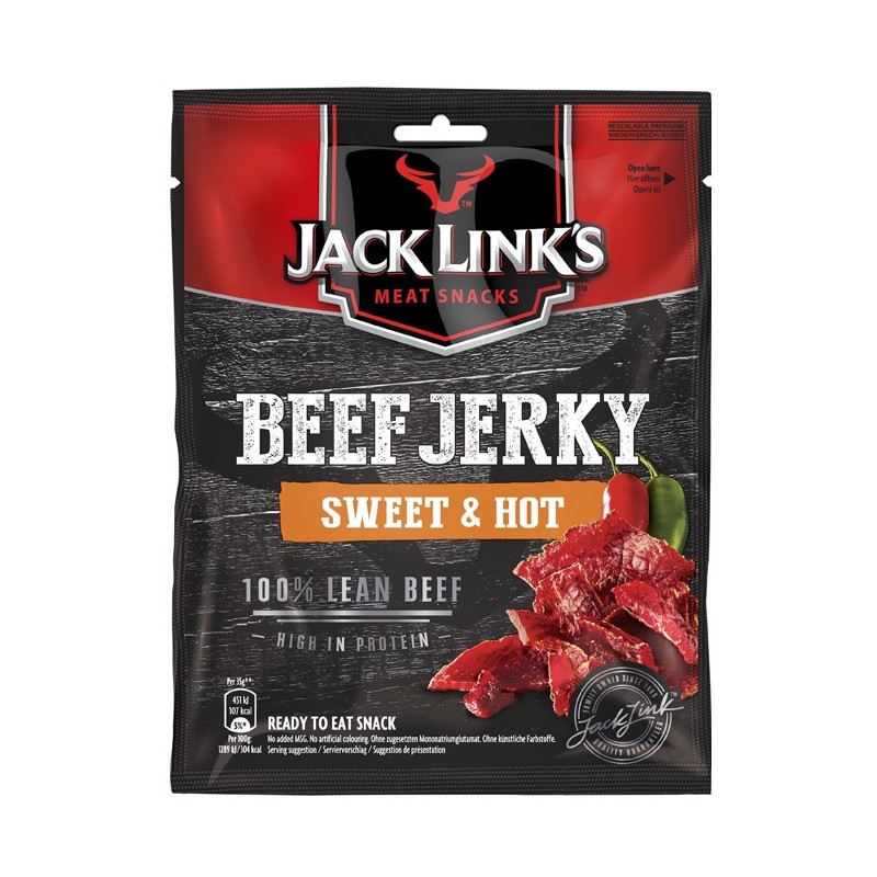 Jack Link's sweet & Hot Beef Jerky 25 gr