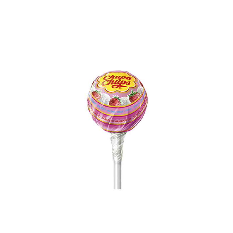 Chupa Chups fragola e panna 50 pezzi sfusi