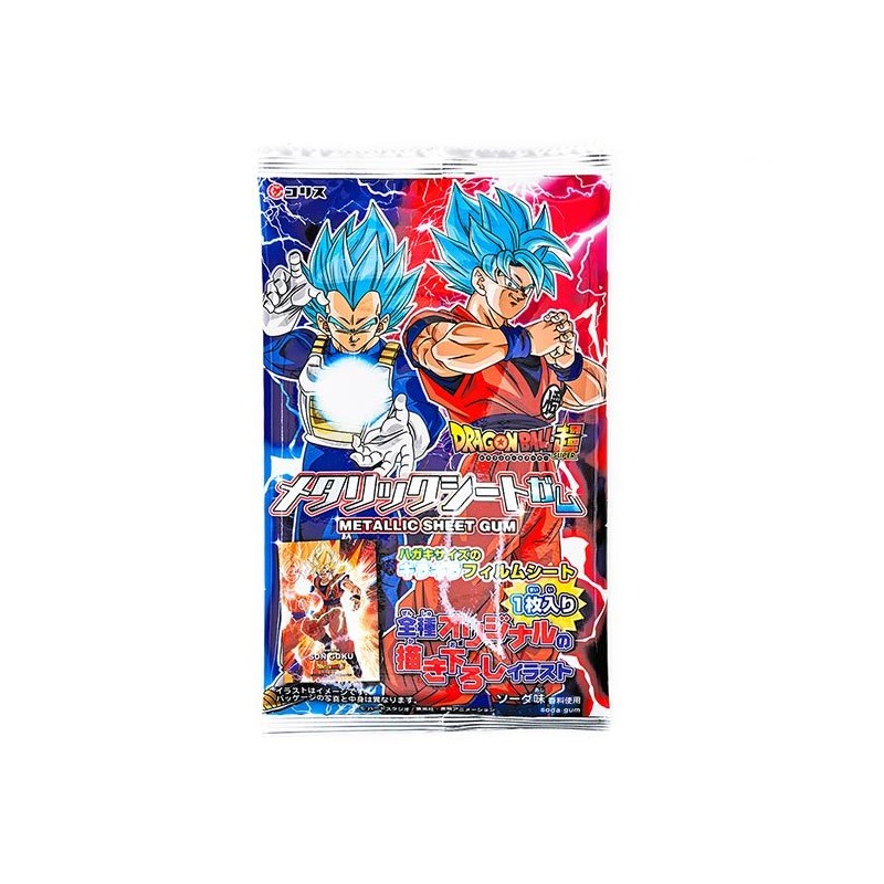Dragon Ball Super Metallic Sheet chewing gum